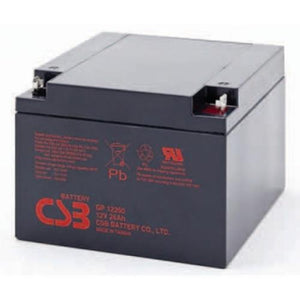 PM0299: 12V 26AH SLA Battery, Nut and Bolt Terminal