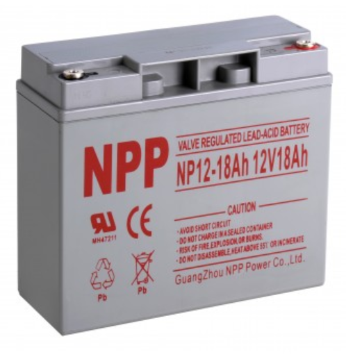 PM0088: 12V 18AH SLA Battery, T3/T12 Terminal