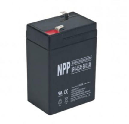 PM0099: 6V 4.5AH SLA Battery, .187 Terminal (T1)