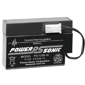 PM0302: 12V 0.8AH SLA Battery, Plug Terminal